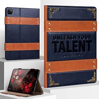 Case for iPad Pro 11 inch 4th/3rd/2nd/1st Gen 2022/2021/2020/2021 | Microfiber Leather Cover,Magnetic Closure,Auto Sleep/Wake,Adjustable Stand,Shockproof,Book Style Folio,Dark Blue