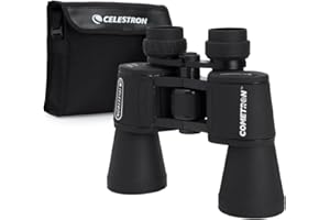 Celestron Cometron 7x50mm Astronomy Binoculars | Wide-Field Astronomy Binocular, Porro Prism, Multi-Coated Optics, Comfortable Handheld, Tripod Adaptable, Carrying Case