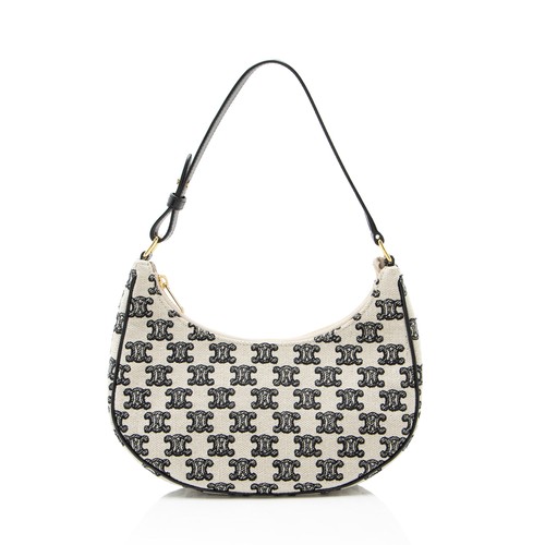 Celine Triomphe Canvas Ava Medium Shoulder Bag