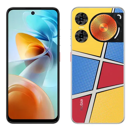 Celular Nubia Music 2 Pop Art 128gb 4gb Ram con NFC Amarillo