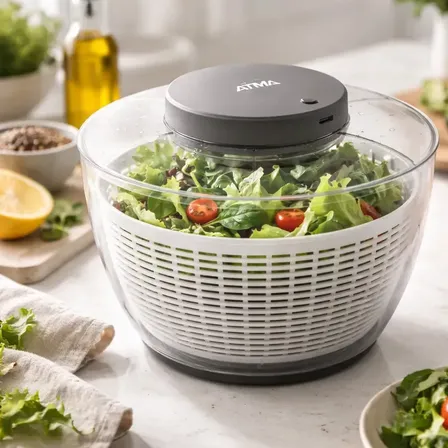 Centrifugador De Vegetales Escurridor Secador Lechuga Cable USB ATMA