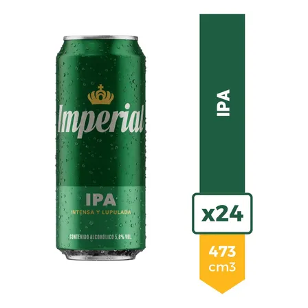 Cerveza Imperial IPA India Pale Ale 473ml x24