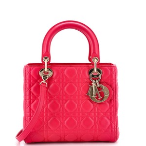 Christian Dior Lady Dior Bag Cannage Quilt Lambskin Medium