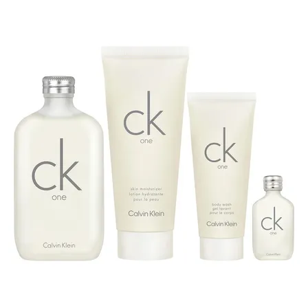 Ck One Edt 200 Ml + Body Lotion 200 Ml + Shower Gel 100 M...