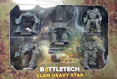 Clan Heavy Star Battletech Miniatures Game Catalyst Game Labs