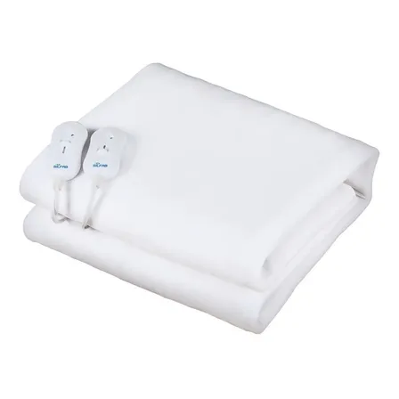 Climatizador De Colch&oacute;n 2 Plazas Poliester Mtd 100 Silfab Blanco