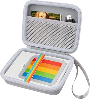 co2CREA Hard Travel Case Replacement for Polaroid Hi-Print 3x3 Bluetooth Connected Photo Dye-Sub Printer (9196), White Case