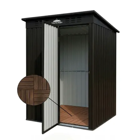 Cobertizo Exterior South Port By Gadnic Acero Galvanizado Caseta Dep&oacute;sito Jard&iacute;n Obrador 187x151x91cm