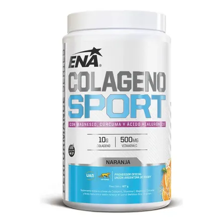 Colageno Hidrolizado Ena Sport 407gr Sabor Naranja