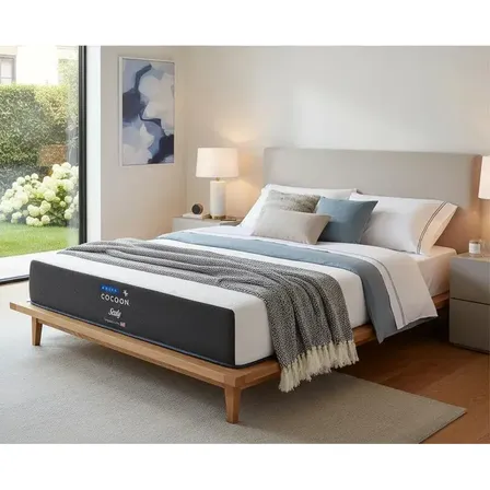 Colch&oacute;n 2 Plazas (140x190) Sealy Cocoon Chill Box Blanco