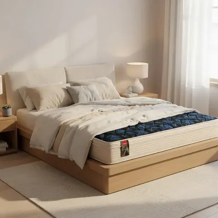 Colch&oacute;n De Resortes Springwall Mcb 115 King Size 180x200 Cm Color Beige