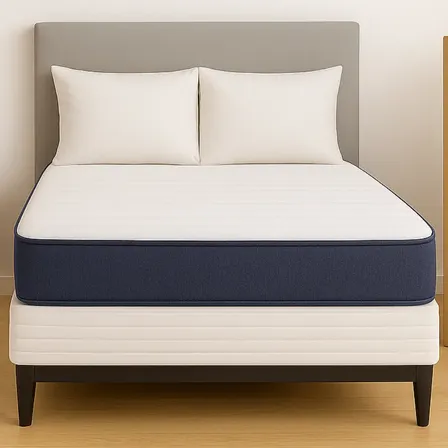 Colchon En Caja 2 Plaza Espuma Ayfabox 140x190 110kg 20cm Alta Densidad