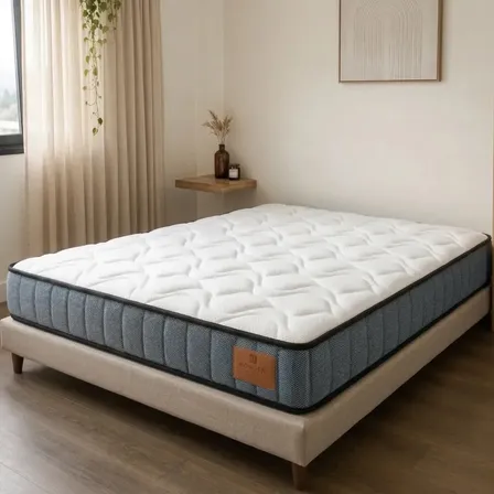 Colch&oacute;n Norden Essence En Caja 2 Plazas 140x190cm Firme Espuma Premium 28D Alta Densidad