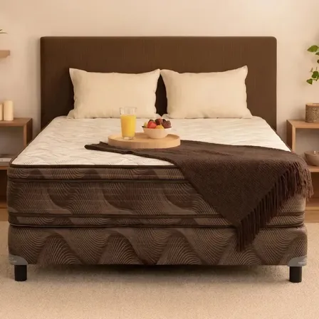 Colch&oacute;n Sue&ntilde;o Dorado Donatello Dos Plazas Espuma 140x190 Cm