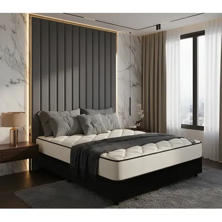 Colch&oacute;n y Sommier Simmons Hotel Bilt King Size 200x200