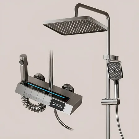 Columna Ducha Inteligente Duchador Display Luz Led Yuka Neptune