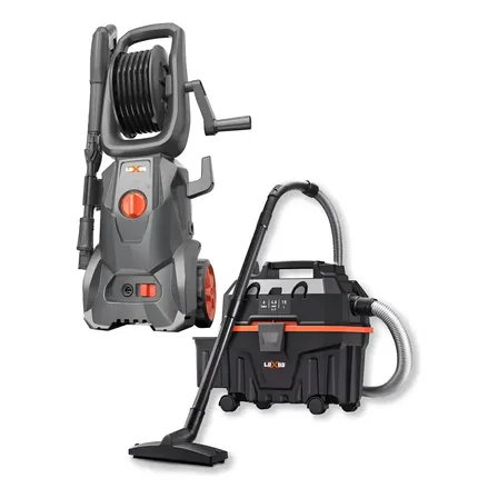 Combo Hidrolavadora Luxus 1800w + Aspiradora Luxus 1200w Gris 50