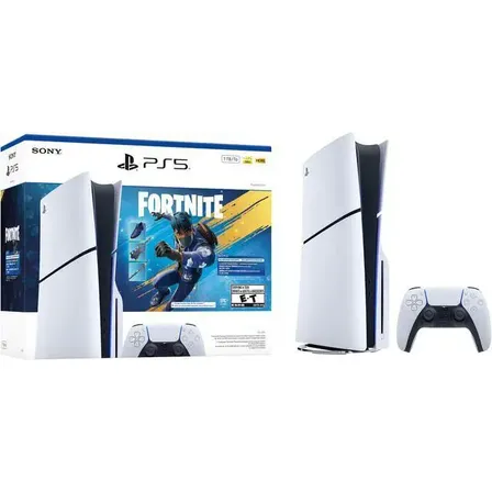 Consola Playstation Ps5 Slim Disco 1tb Fortnite Bundle Blanco