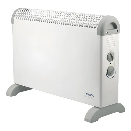 Convector Estufa Para Pared O Piso Termostato 2000w Alpaca Blanco