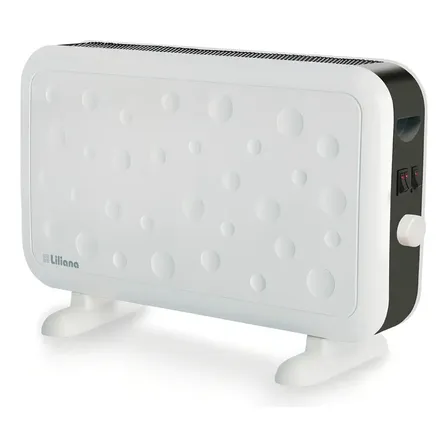 Convector Liliana Convectory Plus Cfb17 2000w Dise&ntilde;o Moderno Blanco/negro