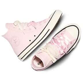 Converse Chuck Taylor All Star High Black/Decade Pink/Egret Women's Casual Sneakers AF | Everyday Versatile, Comfortable Fit $79.04 55% OFF