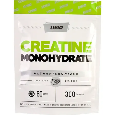 Creatina Monohidratada Star Nutrition 300 Gr Doypack X2 + Scoop Legend Nutrition