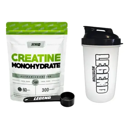 Creatina Star Nutrition Legend Nutrition en polvo Sin sabor x 300g