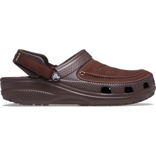 Crocs Men's Yukon Vista LR Clogs &ndash; LiteRide Foam, Adjustable Strap, Faux Leather