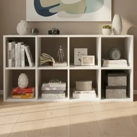 Cubo Organizador 8 Espacios Biblioteca Estanteria Multifunci&oacute;n