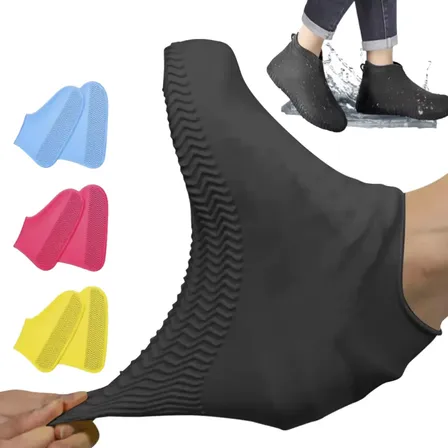 Cubre Zapato Zapatilla Silicona Impermeable Lluvia Barro