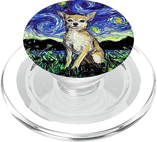 Cute Chihuahua Art Design Best Trendy Gift For Dog Lovers PopSockets PopGrip for MagSafe