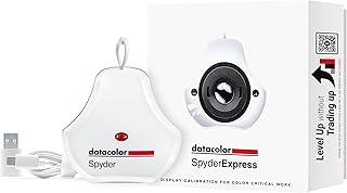 Datacolor SpyderExpress &ndash; Easy Monitor Calibration for Photo, Design & Content Creation, Supports MacBook M4 mini-LED, Calibrates 3 Displays, Fast 90-Second Setup, Upgradeable Software