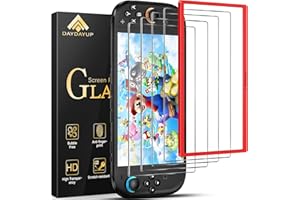 daydayup 4-Pack Screen Protector Tempered Glass for Nintendo Switch 2 [7.9 inch] 2025 with [Alignment Frame] -HD Clear Anti-Scratch Travel Transparent Clear Screen Protector