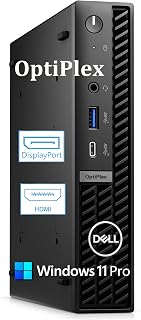 Dell 2026 OptiPlex MFF Business Desktop Coomputer, Ultra-Compact for Office & Workspace, 14th Gen Intel CPU, 16GB DDR5 RAM, 512GB PCIe SSD, WiFi 6, Triple Display Support (HDMI+2DP), Windows 11 Pro