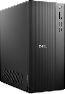 Dell 2026 Pro Desktop Computers Tower PC 16GB DDR5 RAM, 512GB PCIe SSD | for Home & Business, Copilot AI, 14th Gen i3-14100 Processor, WiFi 6, Bluetooth, DisplayPort, HDMI, Type-C, Windows 11 Pro
