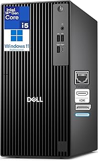 Dell Business Tower Desktop, Intel i5-14500 vPro, 8GB DDR5, 512GB SSD | (14th Gen, 14-Core, up to 5.0GHz), Support Dual Monitor, Windows 11 Pro, For Business Productivity & Enterprise