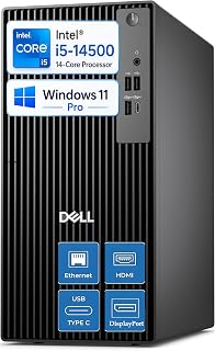 Dell Pro Tower Business Desktop QCT1250 &bull; 2026 Edition &bull; Intel Core i5-14500 (14-Core, 20 Threads, up to 5.0GHz) &bull; 16GB DDR5 &bull; 512GB SSD &bull; Windows 11 Pro