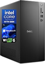 Dell Pro Tower Desktop PC 2026, Intel i3-14100, 16GB DDR5, 1TB SSD, Dual Monitor Support, WiFi 6, Bluetooth, HDMI, DisplayPort,Type-C, Windows 11 Pro, Carbon Black