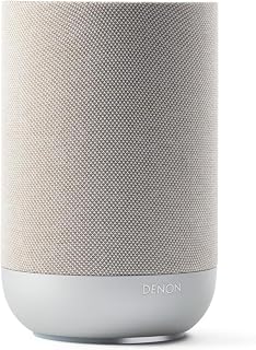 Denon Home 200 Speaker, Wireless Speaker with Stereo and 3D Dolby Atmos Music, Home Audio Device, HEOS Multiroom Music Control, Wi-Fi, Bluetooth, AirPlay 2, Charcoal