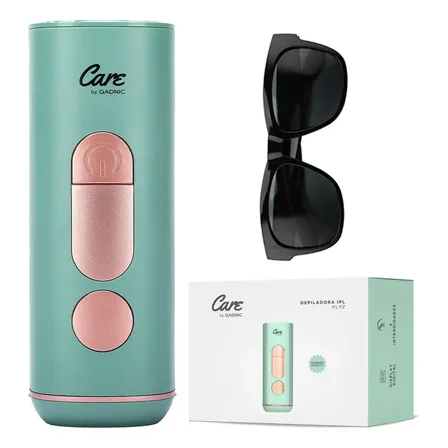Depiladora IPL Flyz Care By Gadnic Portatil 990000 Pulsos Luz Pulsada Intensa 5 Niveles Area 4 Cm2 Para Piernas Brazos Axilas Rostro Y Bikini