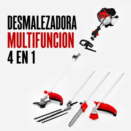 Desmalezadora Multifuncion 52cc 4 En 1  Pektra Bordeadora 