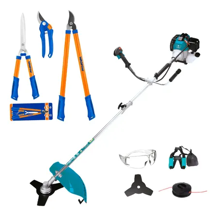 Desmalezadora V&ouml;hler 52cc 2.2hp + Set Tijeras De Poda Wadfow