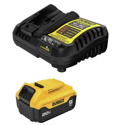 DeWalt DCB205CR 20V MAX 5 Ah Li-Ion Battery & Charger Kit Certified Refurbished