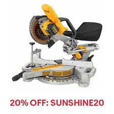 DEWALT DCS361BR  20V MAX Li-Ion 7.25 in. Miter Saw Certified Refurbished