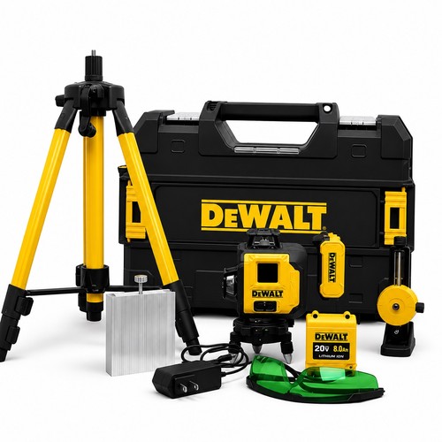 DEWALT  Self Leveling Green Beam Laser 16 Lines in 3x360&deg; for Ultimate Precision