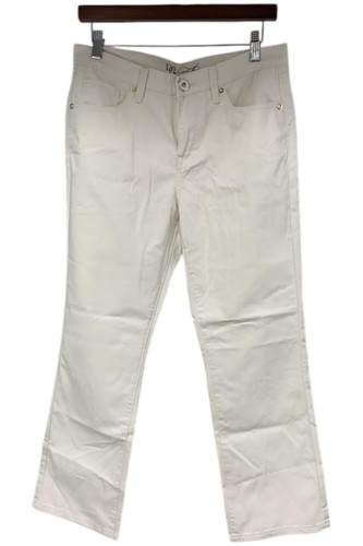 DG2 by Diane Gilman Women's Sleek Denim Bootcut 5-Pocket Jean White