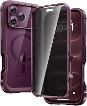 Diaclara Magnetic for iPhone 18 Pro Max Case with Privacy Protector,Glacier