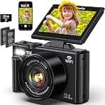 Digital Camera for Photography 5K 75MP WiFi Autofocus UHD Vlogging Camera