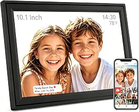 Digital Picture Frame 10.1 WiFi Photo Auto Rotate Touch Screen Easy to use | HD Digital Photo Frame Electronic smart Wall Mountable,send photo and videos,Wedding,Birthday Gift for Women Mom mother