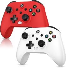 Dinosoo 2.4G Wireless Game Controller 2-Pack for Xbox One/Series X|S/PC | Hall Trigger, Dual Vibration & 3.5mm Audio